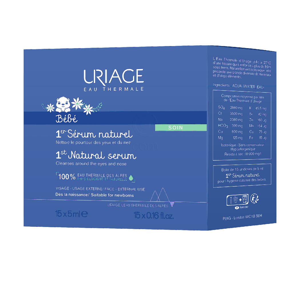 Uriage 1er Serum Naturel, ampule (15 x 5 ml)
