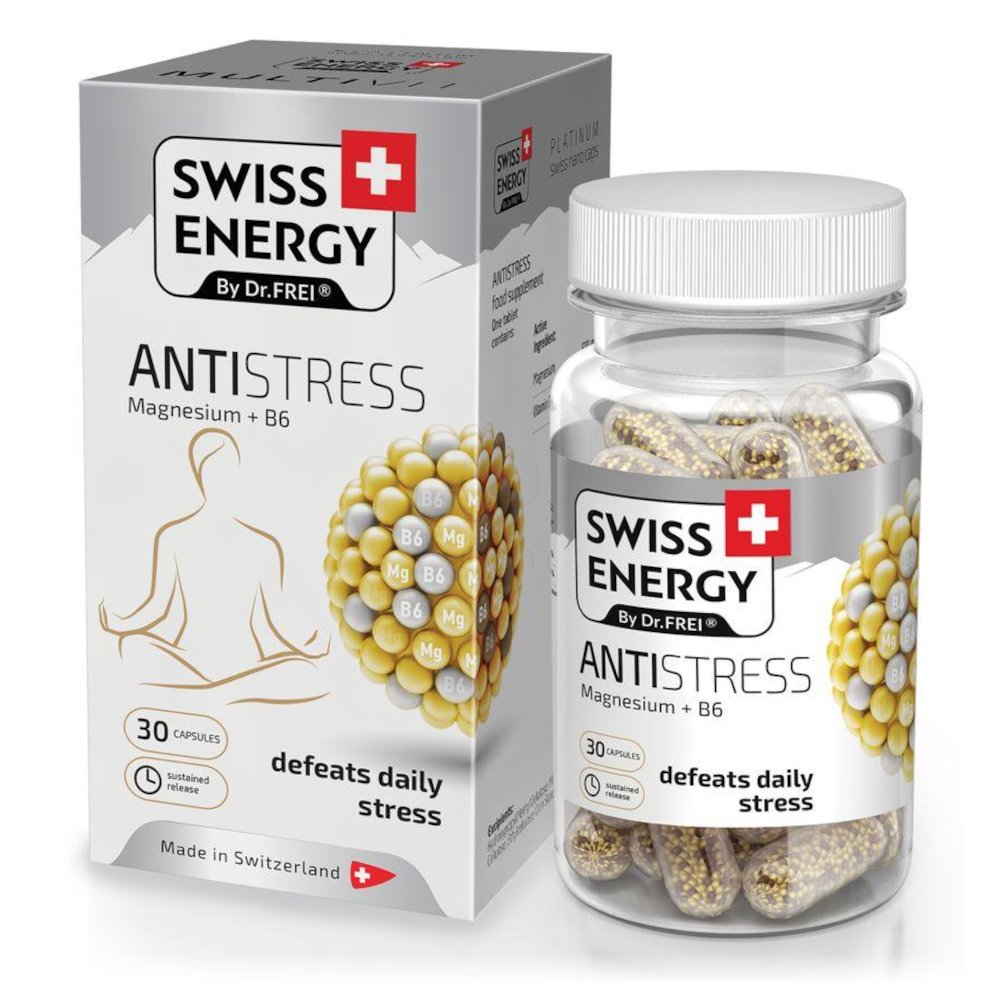 Zaizbris: Swiss Energy Antistress, kapsule s podaljšanim sproščanjem (30 kapsul)