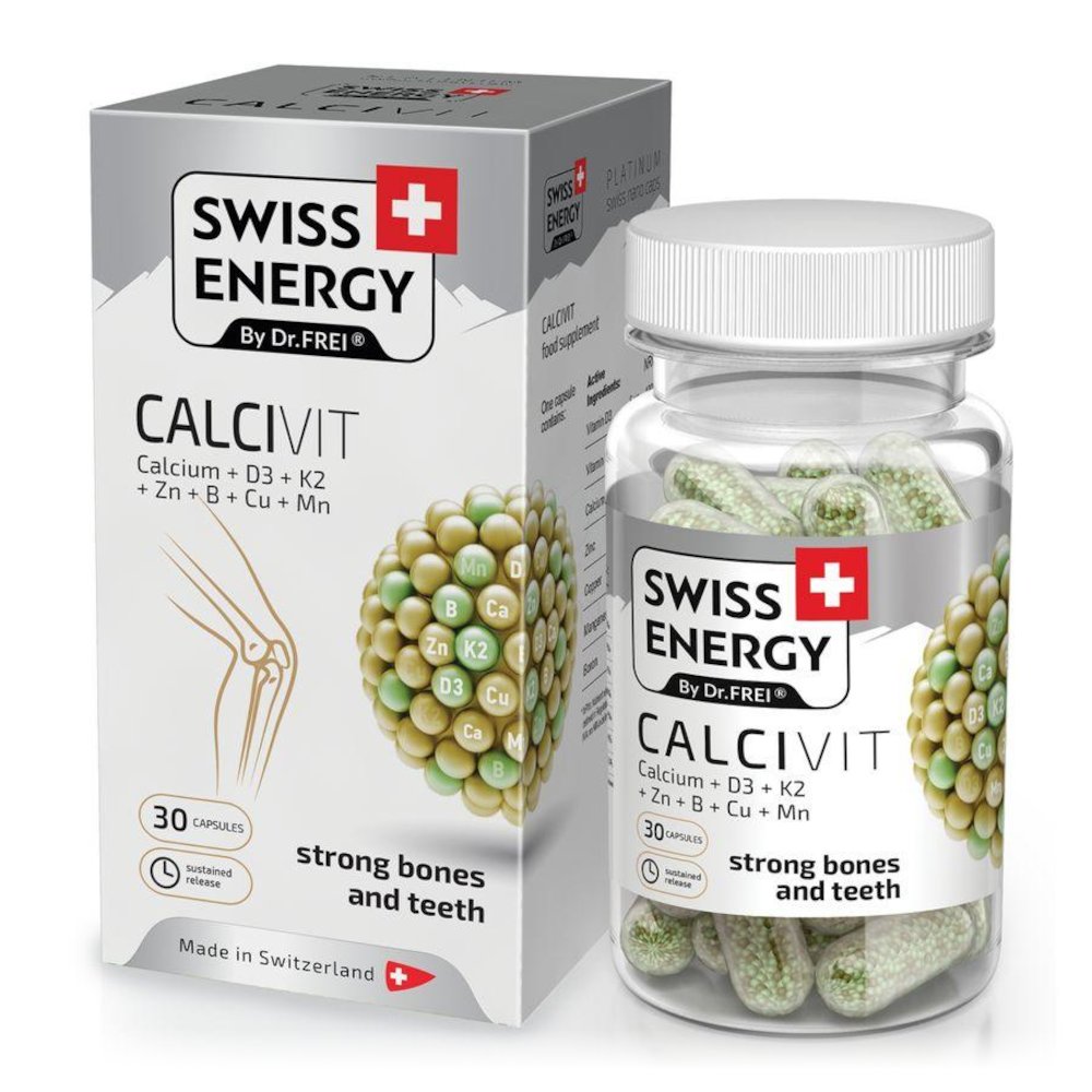 Swiss Energy Calcivit, kapsule s podaljšanim sproščanjem (30 kapsul)