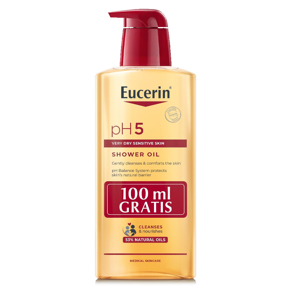 Eucerin pH5, olje za tuširanje s pumpico (400 ml)