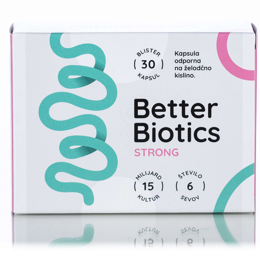 Better Biotics Strong, kapsule (30 kapsul)