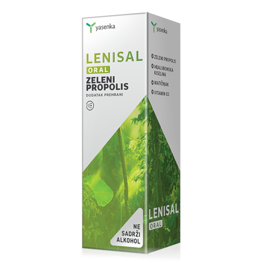 Yasenka Lenisal oral zeleni propolis, pršilo za usta (30 ml)