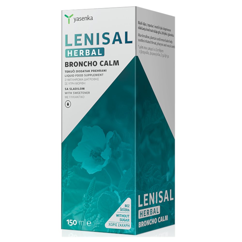 Yasenka Lenisal Herbal Broncho calm, tekočina (150 ml)