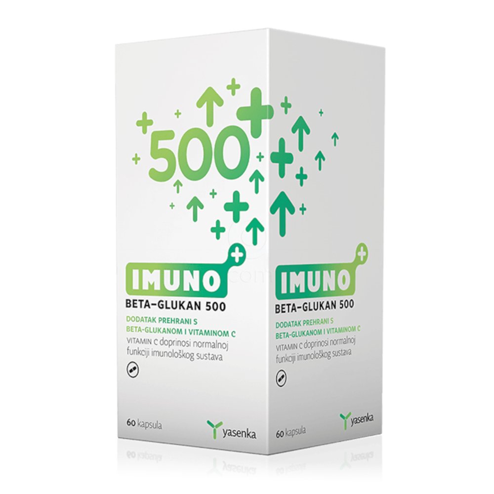 Yasenka Imuno beta-glukan 500, kapsule (30 kapsul)