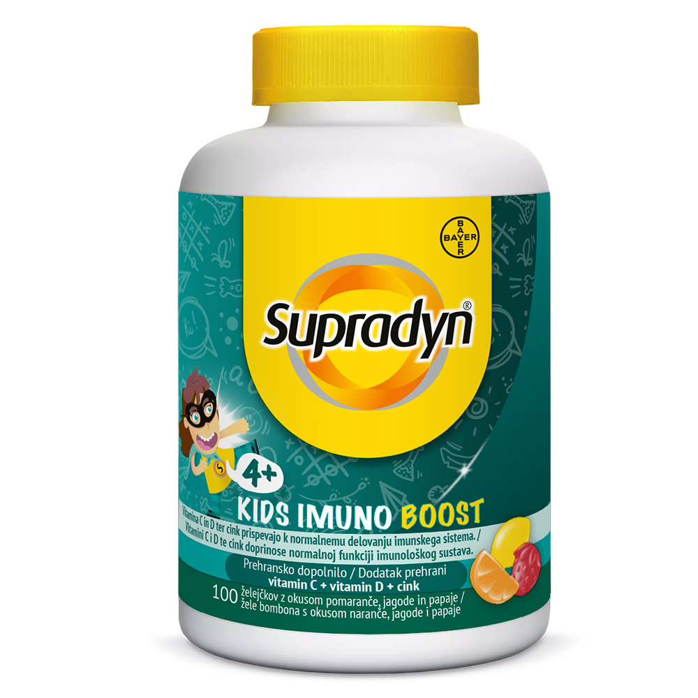 Supradyn Kids Imuno Boost, želejčki (100 želejčkov)