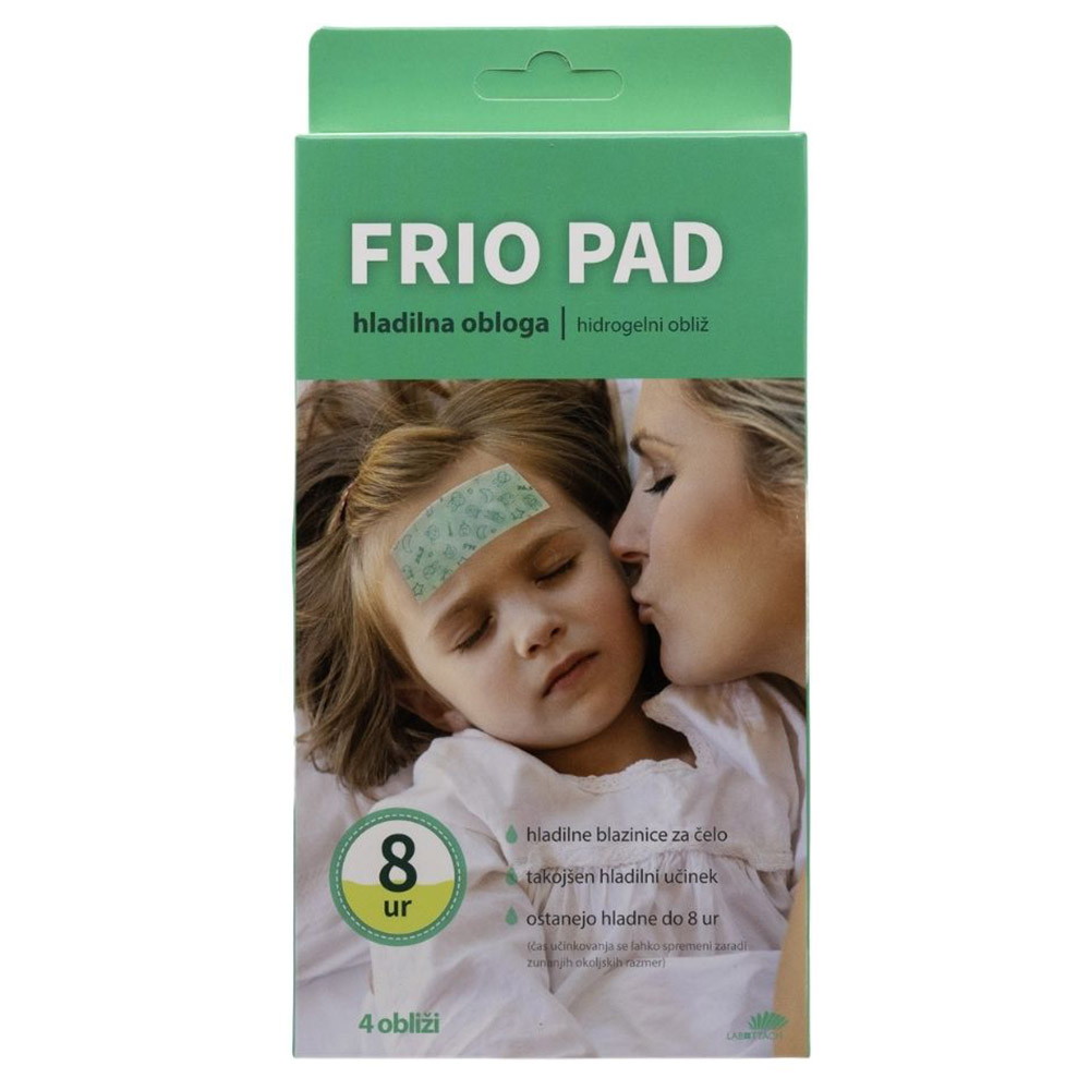 Frio Pad, hladilna obloga - 4,5 x 11 cm (4 obloge)