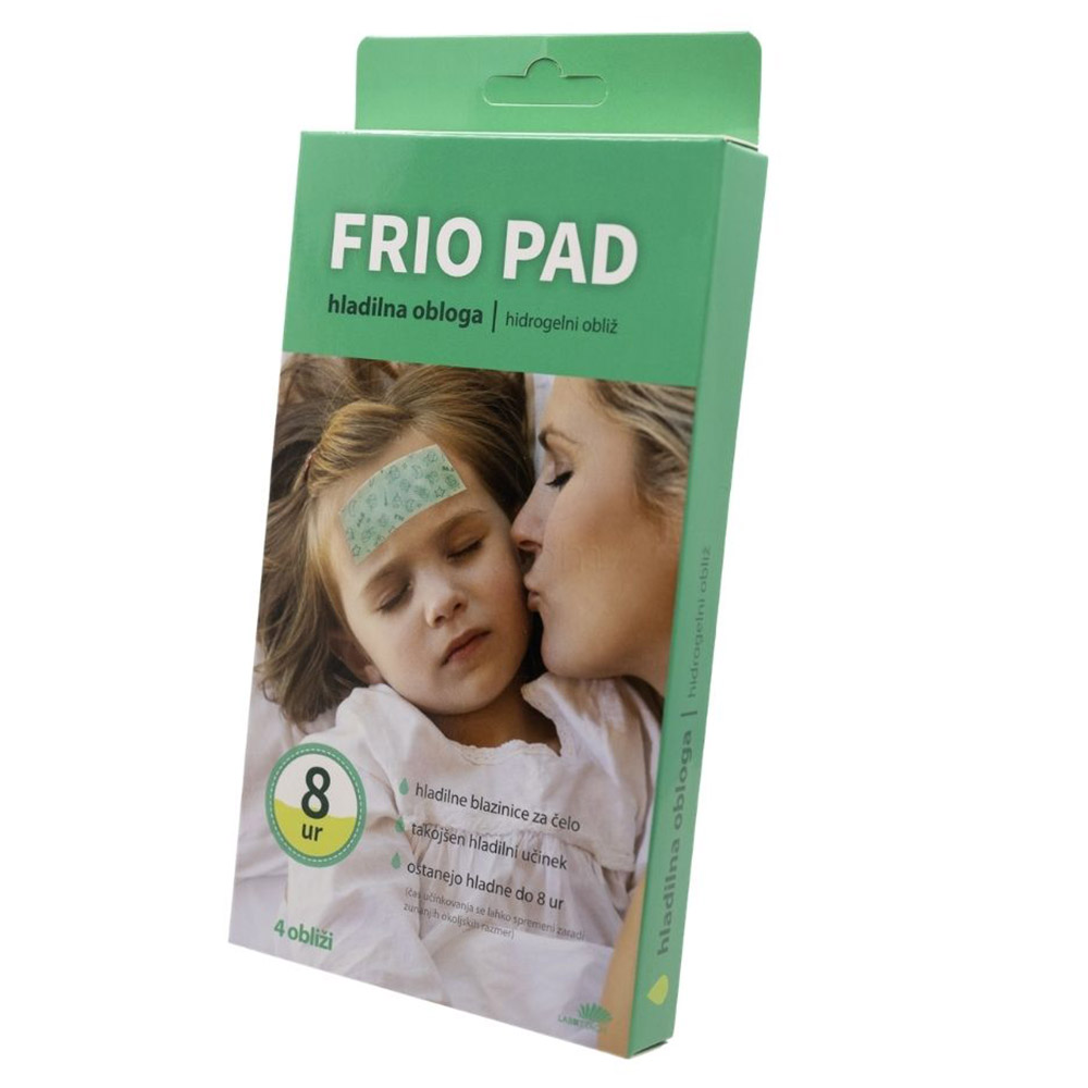 Frio Pad, hladilna obloga - 4,5 x 11 cm (4 obloge)