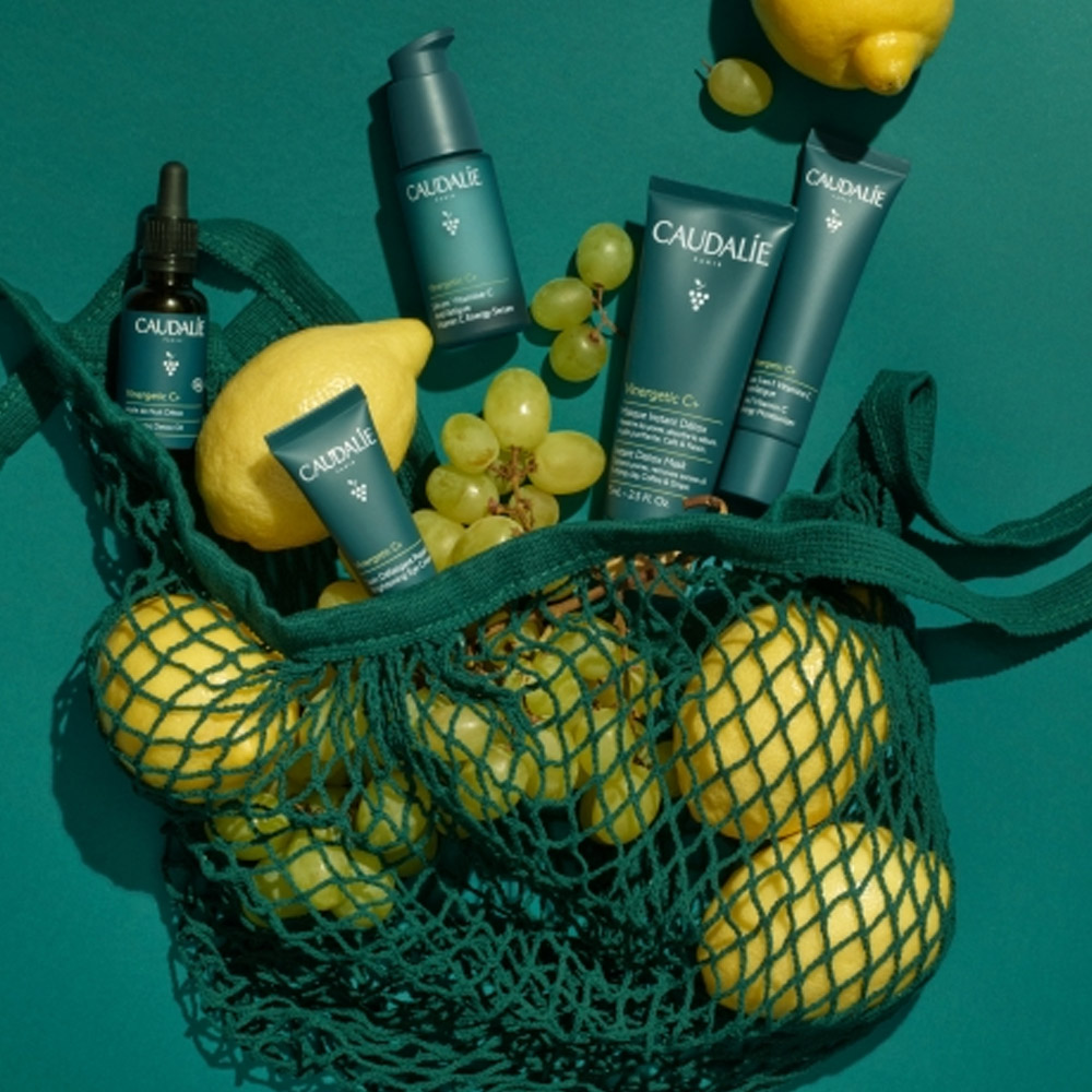 Caudalie Vinergetic C+, krema proti gubam za okrog oči in ust (15 ml)