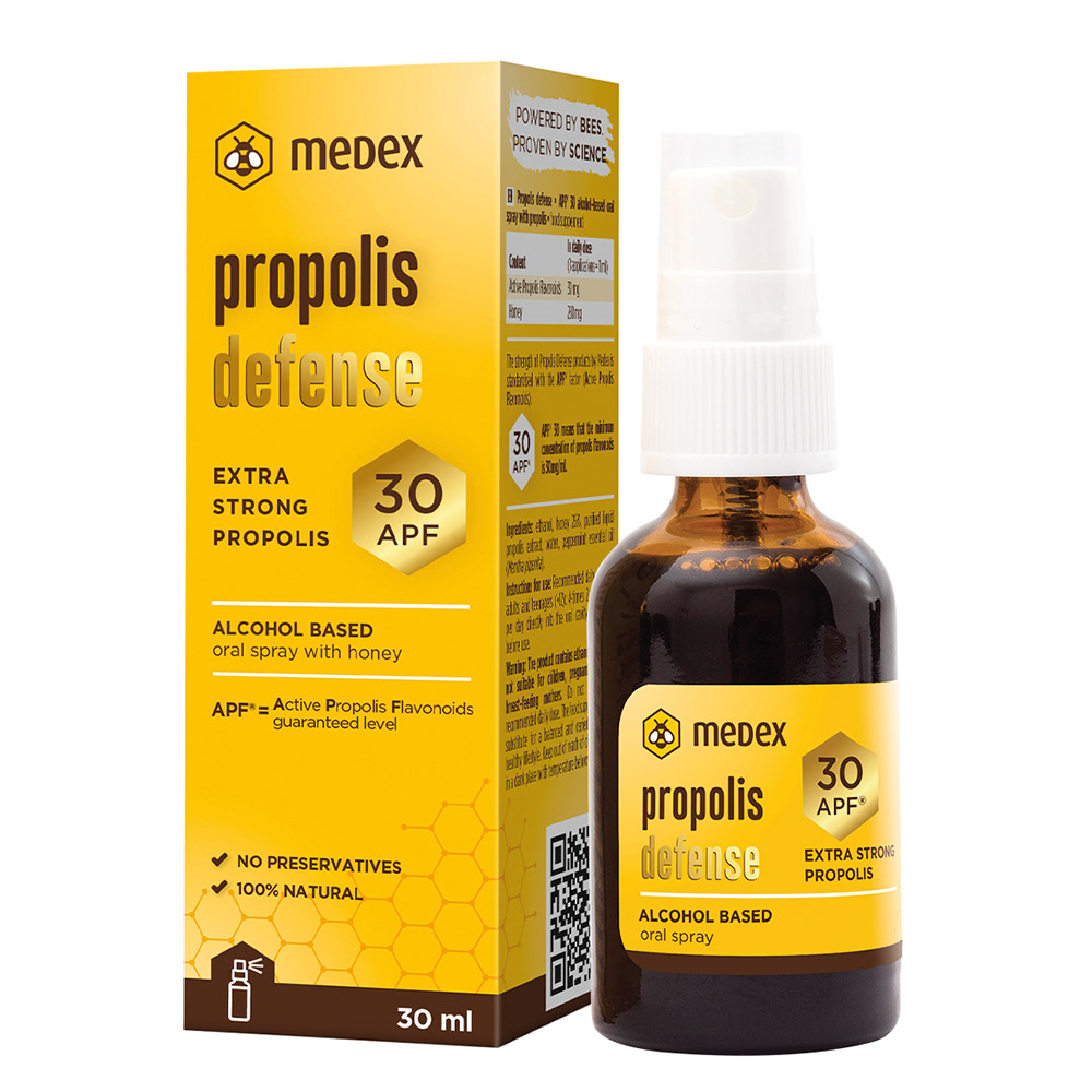 Propolis Defense Medex APF30, alkoholno pršilo (30 ml)