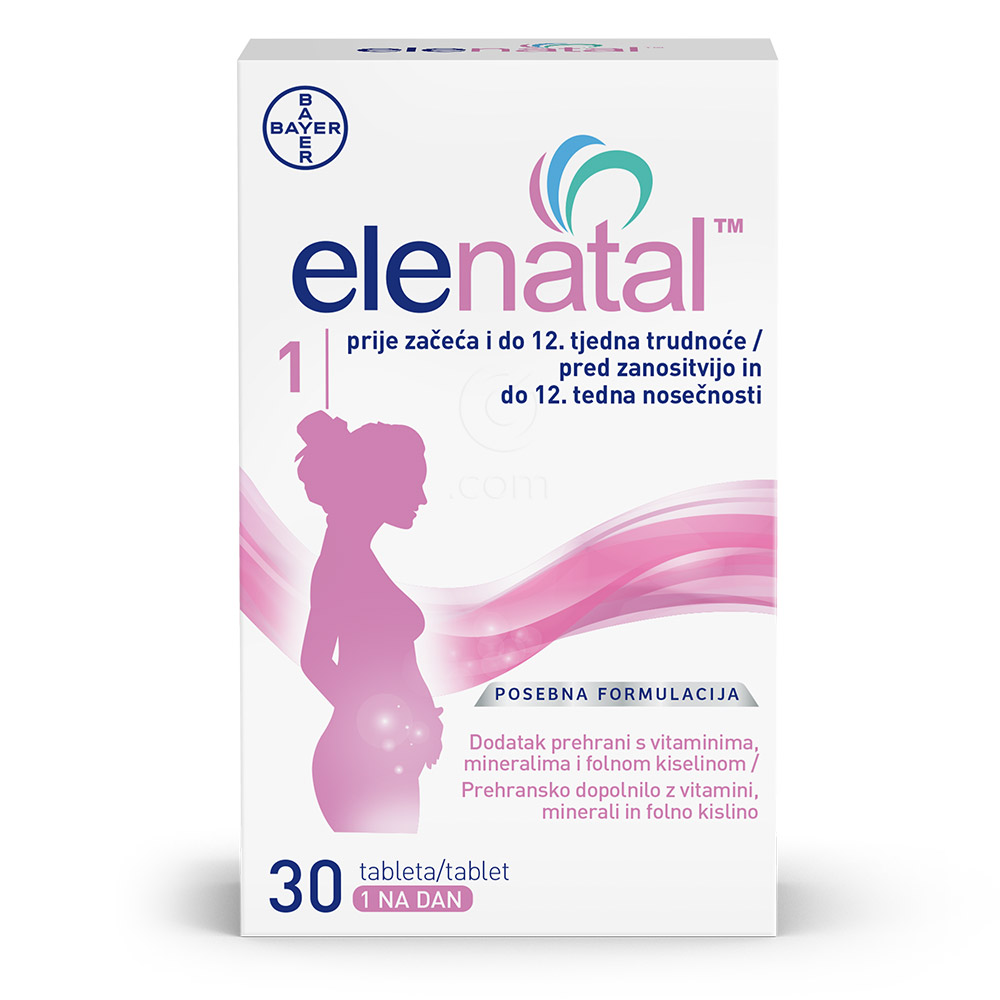 Elenatal, filmsko obložene tablete (30 tablet)