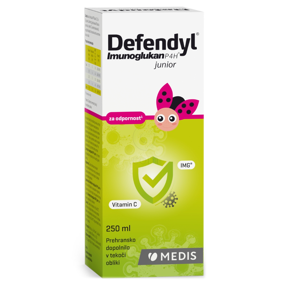 Defendyl-Imunoglukan P4H junior, tekočina (250 ml)