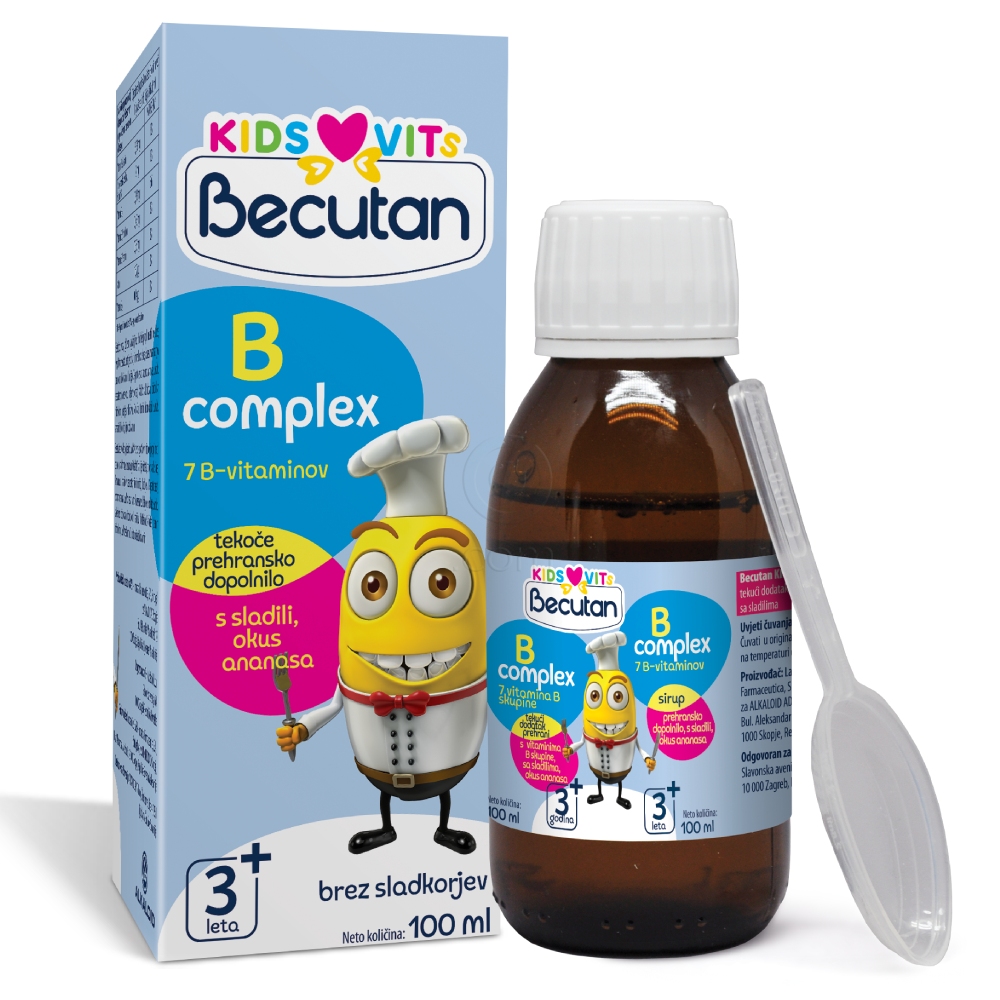 Becutan Kids B-Complex, tekočina (100 ml)