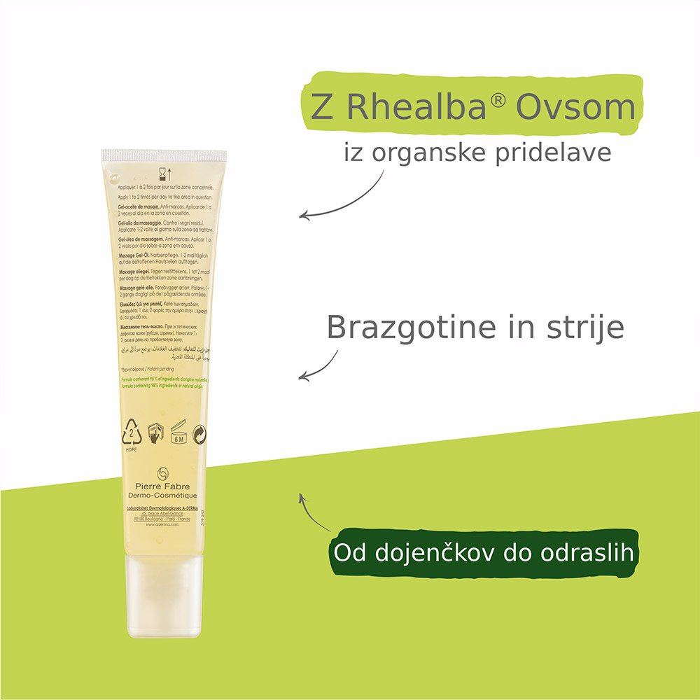A-Derma Epitheliale A.H. Duo, masažni oljni gel (40 ml)