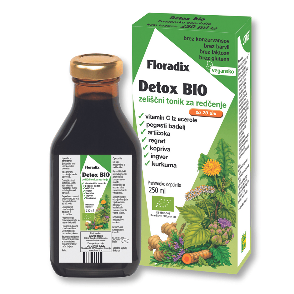 Floradix Bio Detox, tonik (250 ml)