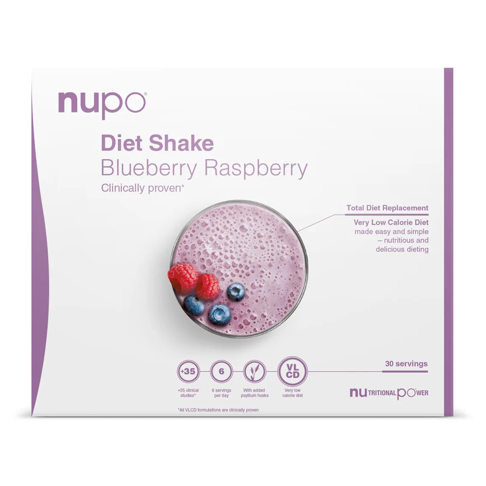 Nupo Dietni Shake, Borovnica in Malina (12 x 32 g)
