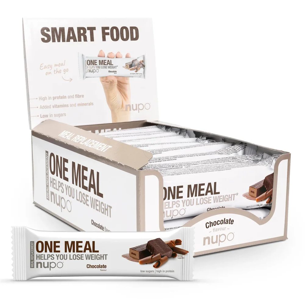 Nupo One Meal, ploščica za nadomestitev obroka - Čokolada (15 x 60 g)