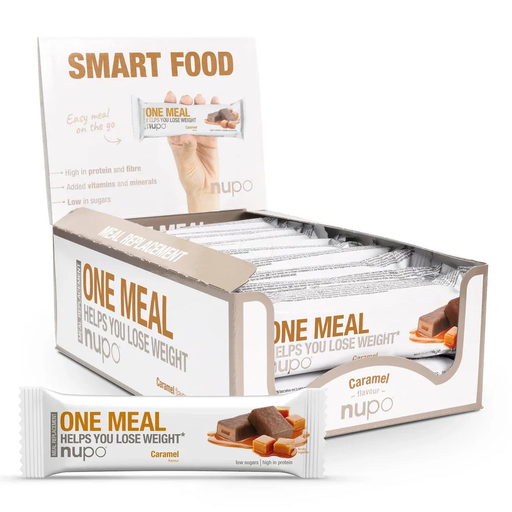 Nupo One Meal, ploščica za nadomestitev obroka - Karamela (15 x 60 g)