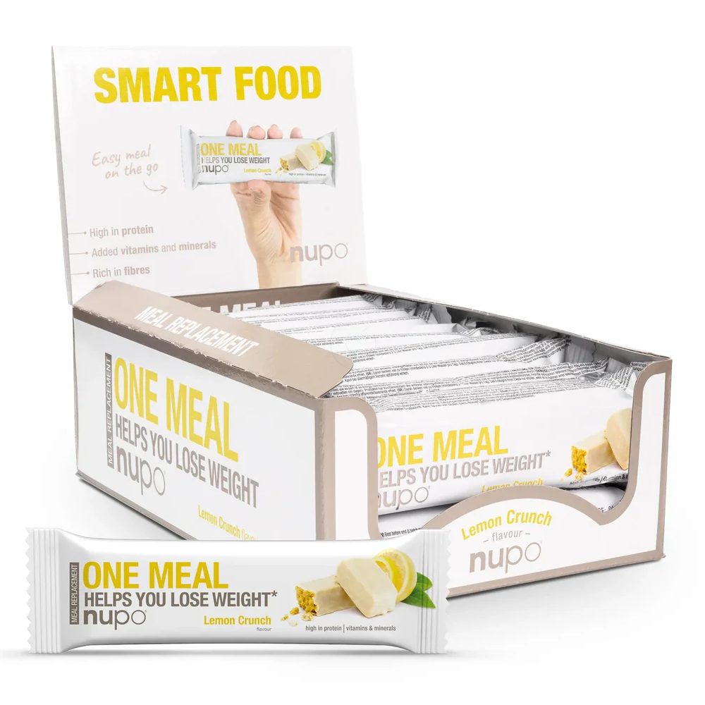 Nupo One Meal, ploščica za nadomestitev obroka - Lemon Crunch (15 x 60 g)
