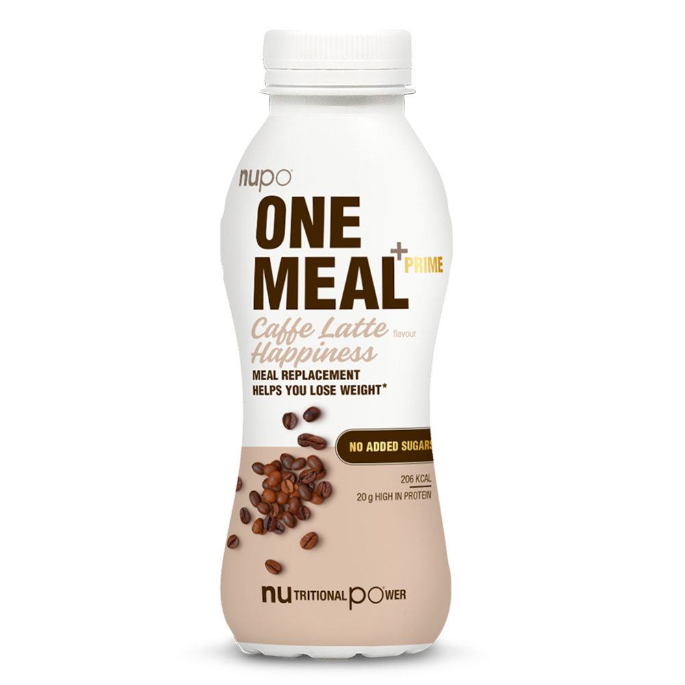 Nupo One Meal+ Prime Shake, nadomestilo obroka Bela Kava (330 ml)