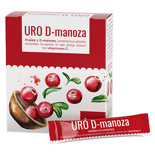 Uro D-Manoza, prašek (15 vrečk)