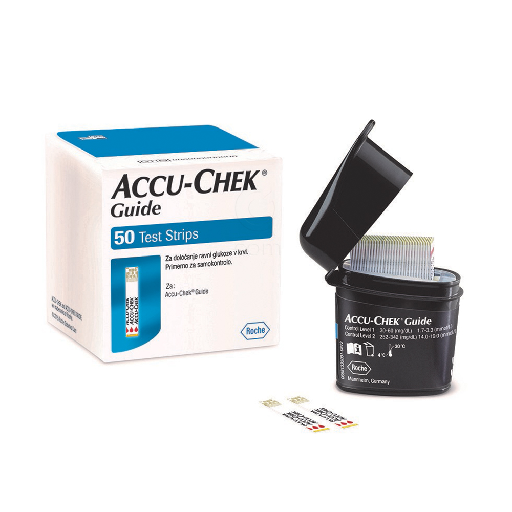 Accu-Chek Guide, testni lističi (50 testnih lističev)