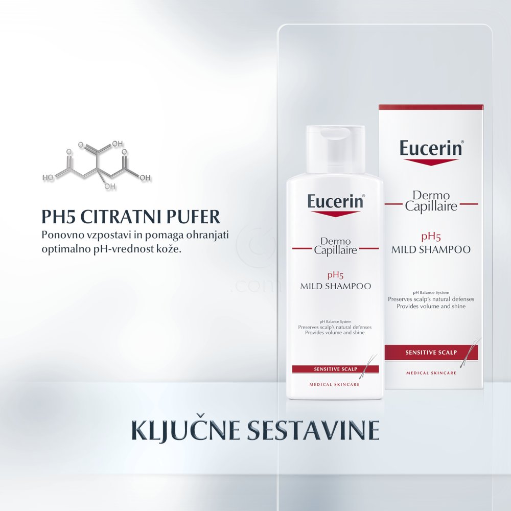 Eucerin DermoCapillaire pH5, šampon (250 ml)