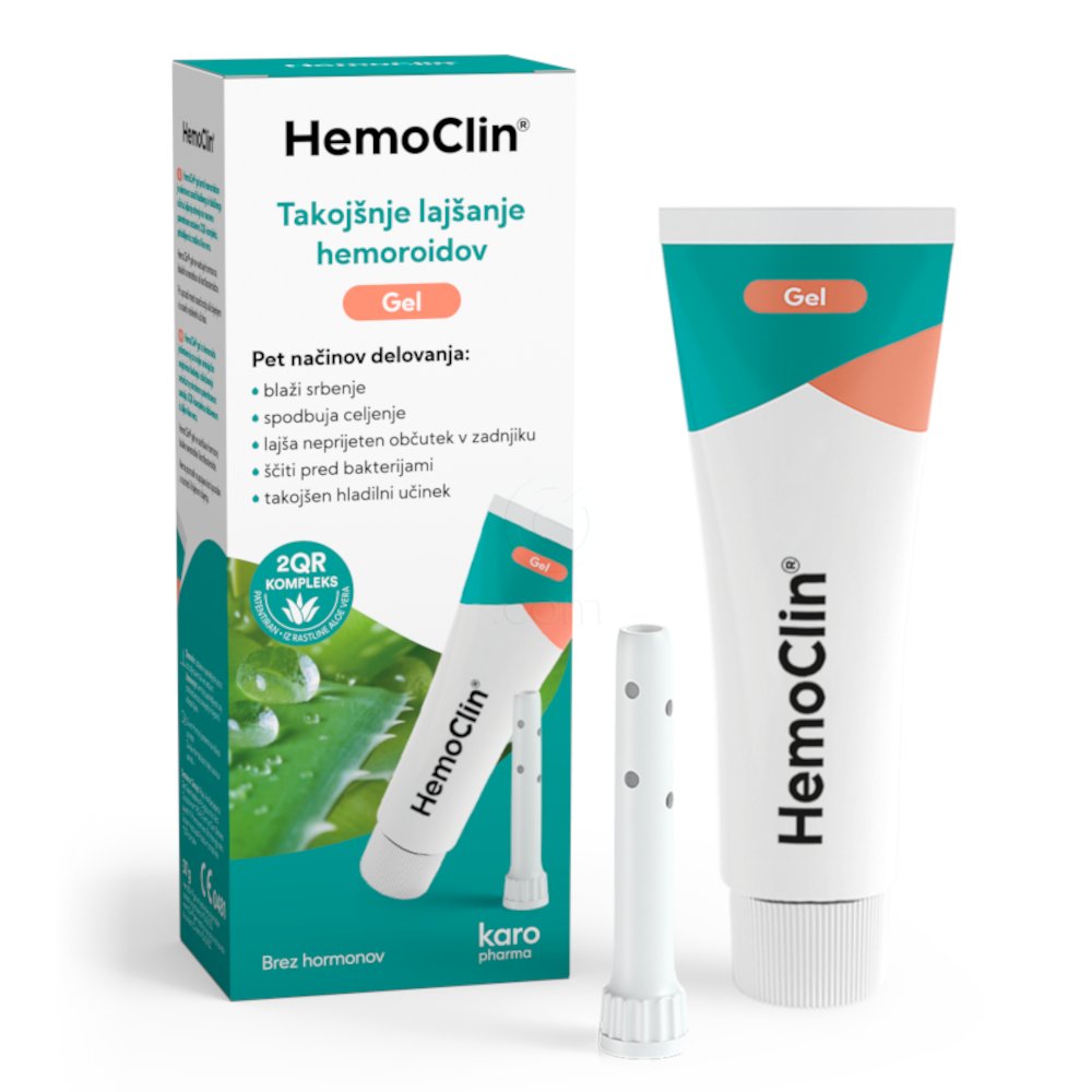 HemoClin gel, tuba z aplikatorjem (37 g)
