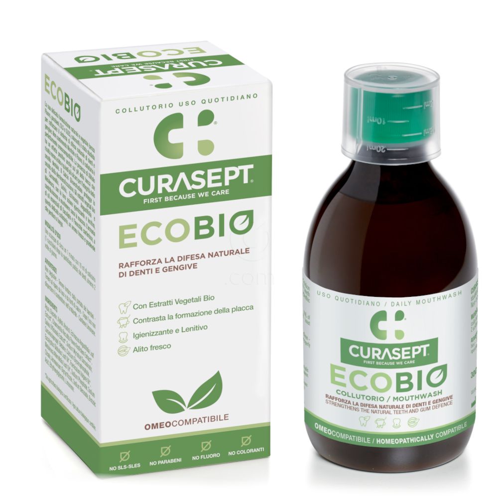 Curasept Ecobio, ustna voda (300 ml)