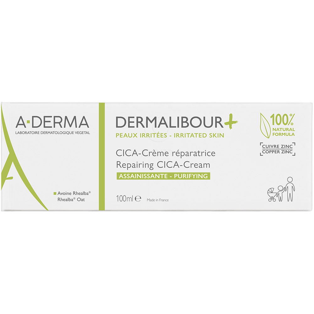A-Derma Dermalibour+, obnavljajoča CICA-krema (100 ml)