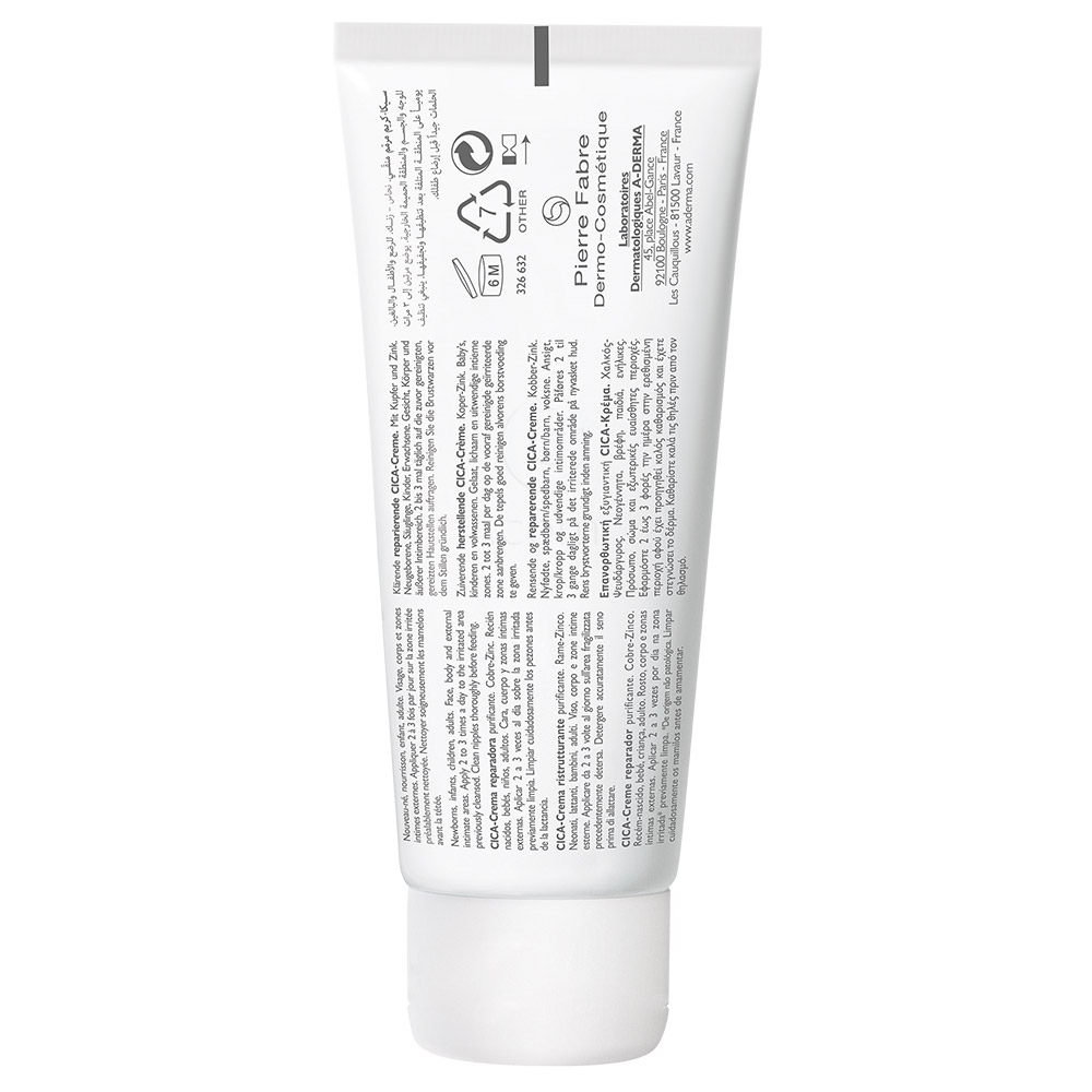 A-Derma Dermalibour+, obnavljajoča CICA-krema (100 ml)