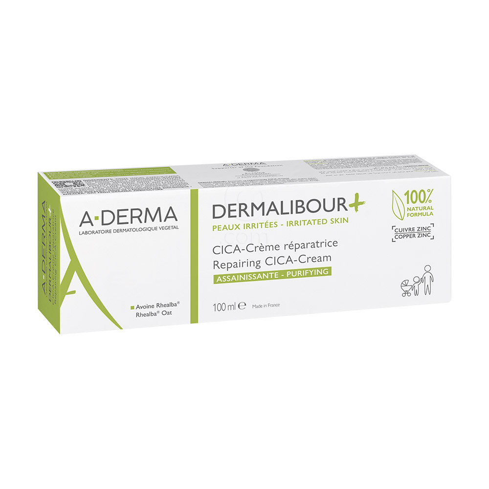 A-Derma Dermalibour+, obnavljajoča CICA-krema (100 ml)