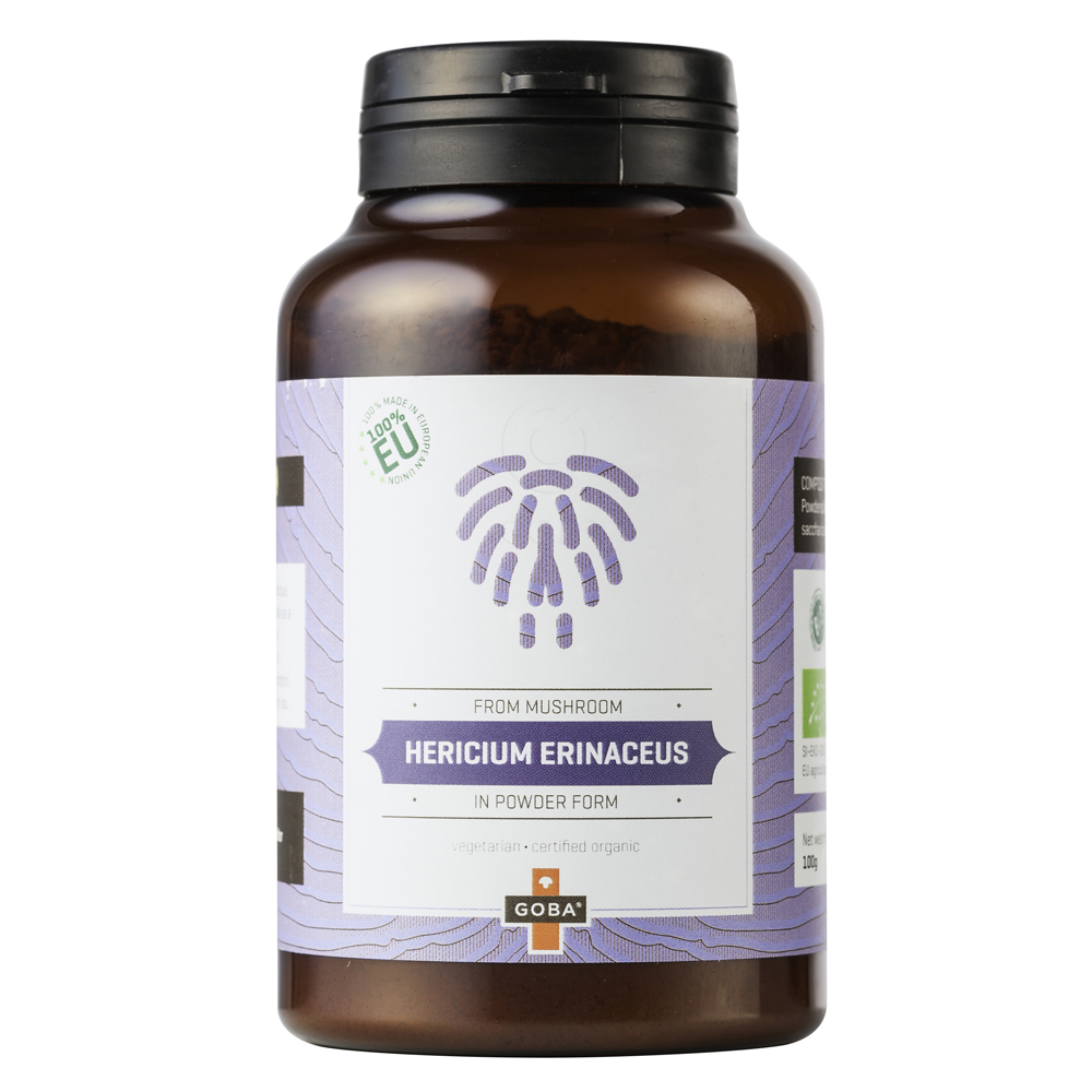 Goba Hericium Erinaceaus (Resasti Bradovec), prah (100 g)