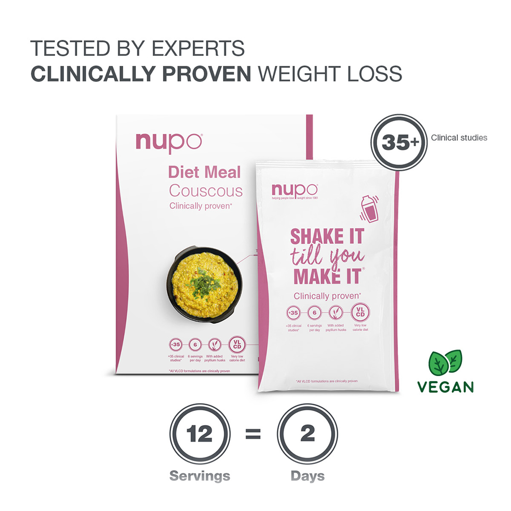 Nupo Dietni Topli Obrok, Kuskus - Vegan (10 obrokov)