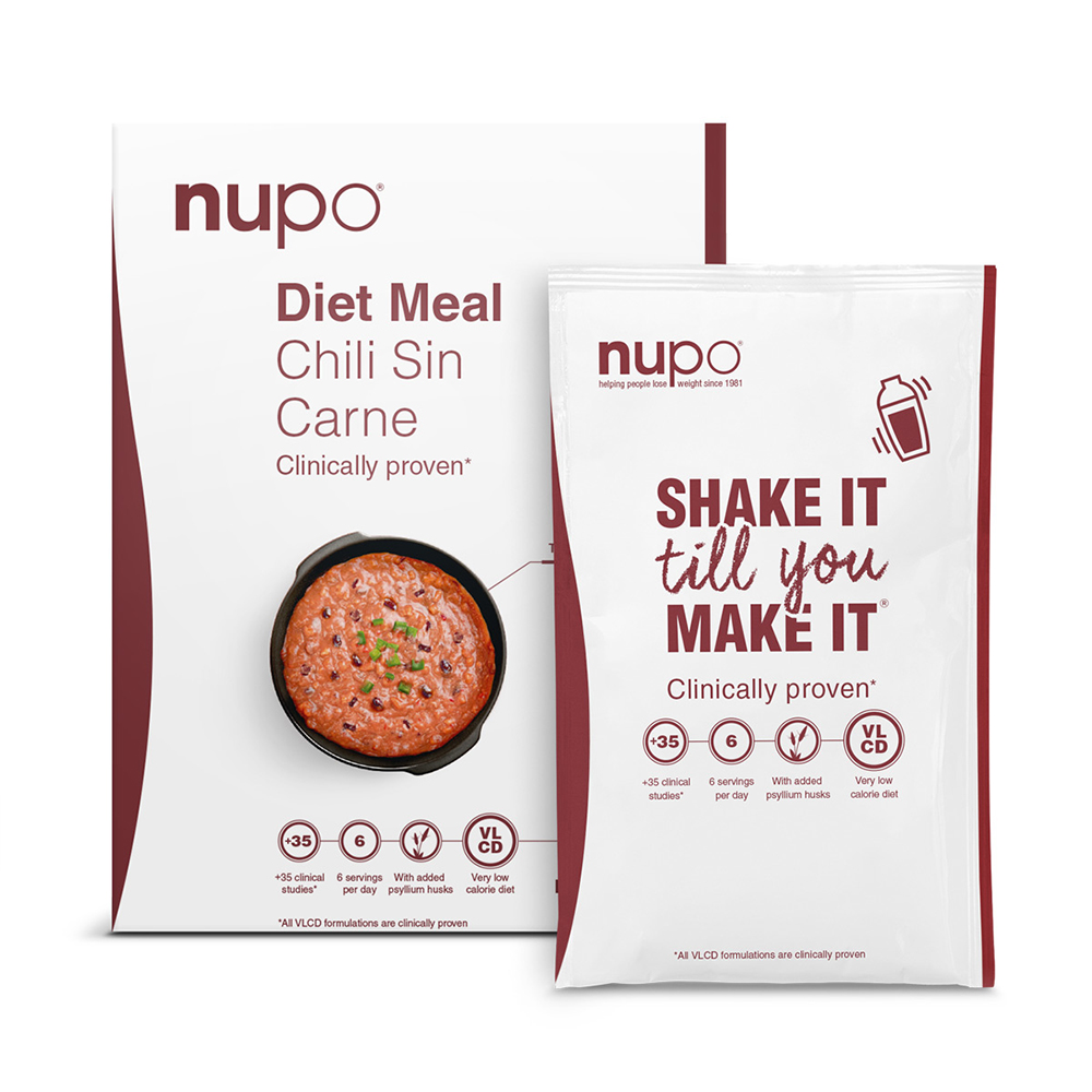 Nupo dietni topli obrok, Chili Sin Carne - Vegan (10 obrokov)