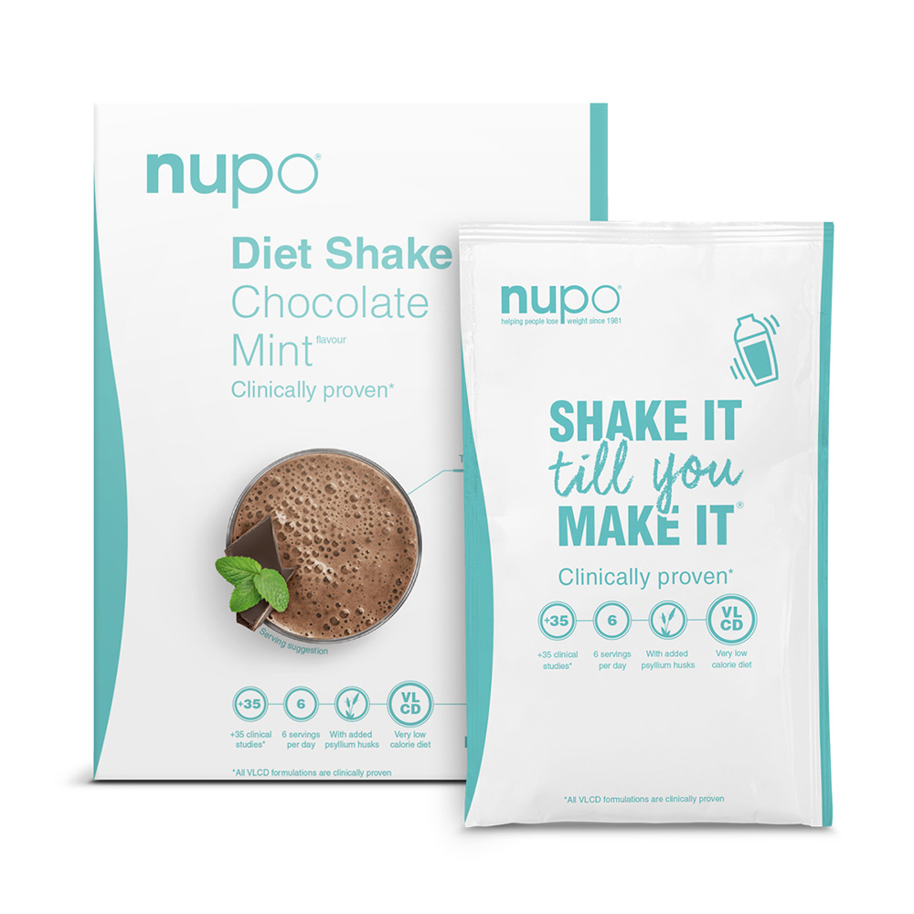 Nupo Dietni Shake, Čokoladna Meta - Vegan (10 x 32 g)