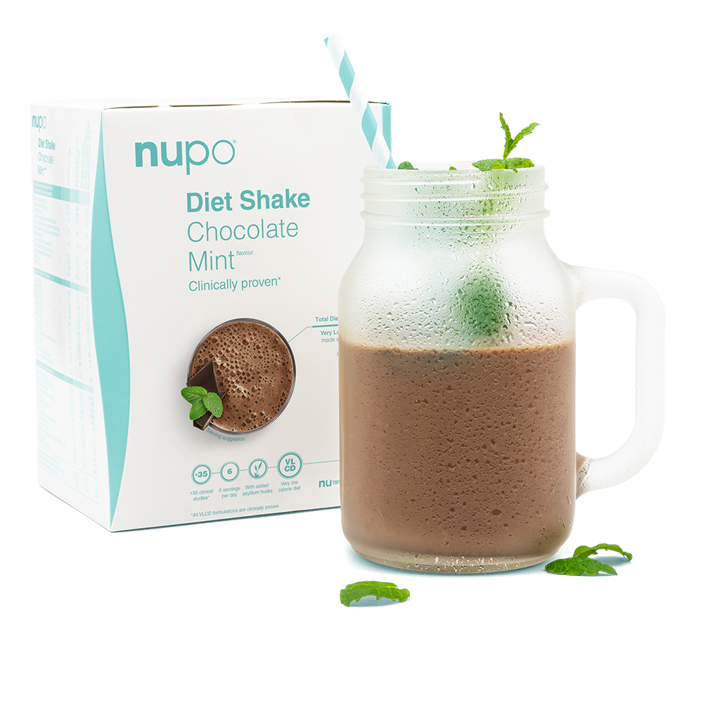 Nupo Dietni Shake, Čokoladna Meta - Vegan (10 x 32 g)