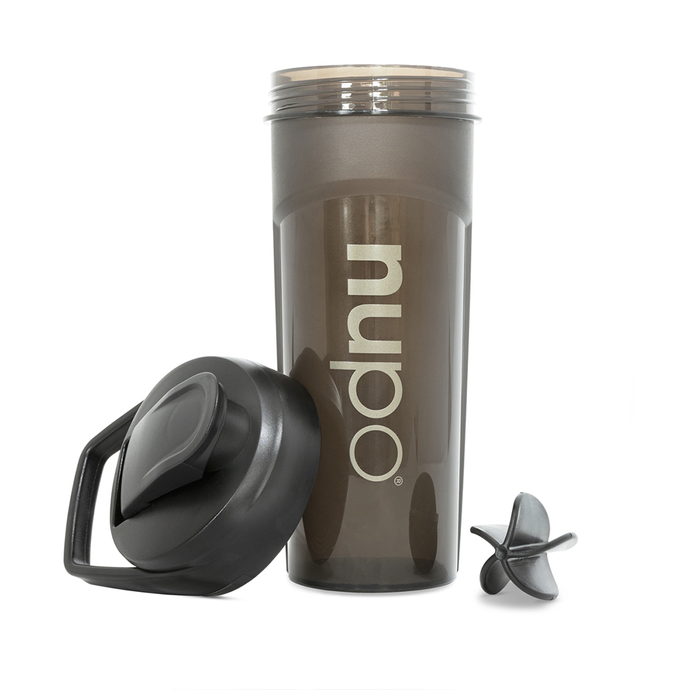 Nupo shaker, mešalec za pripravo napitkov - črn (1 mešalec - 600 ml)