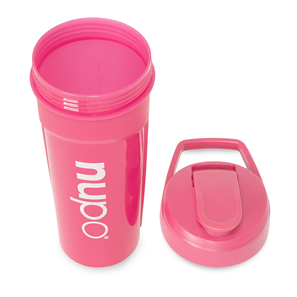 Nupo shaker, mešalec za pripravo napitkov - roza (1 mešalec - 600 ml)