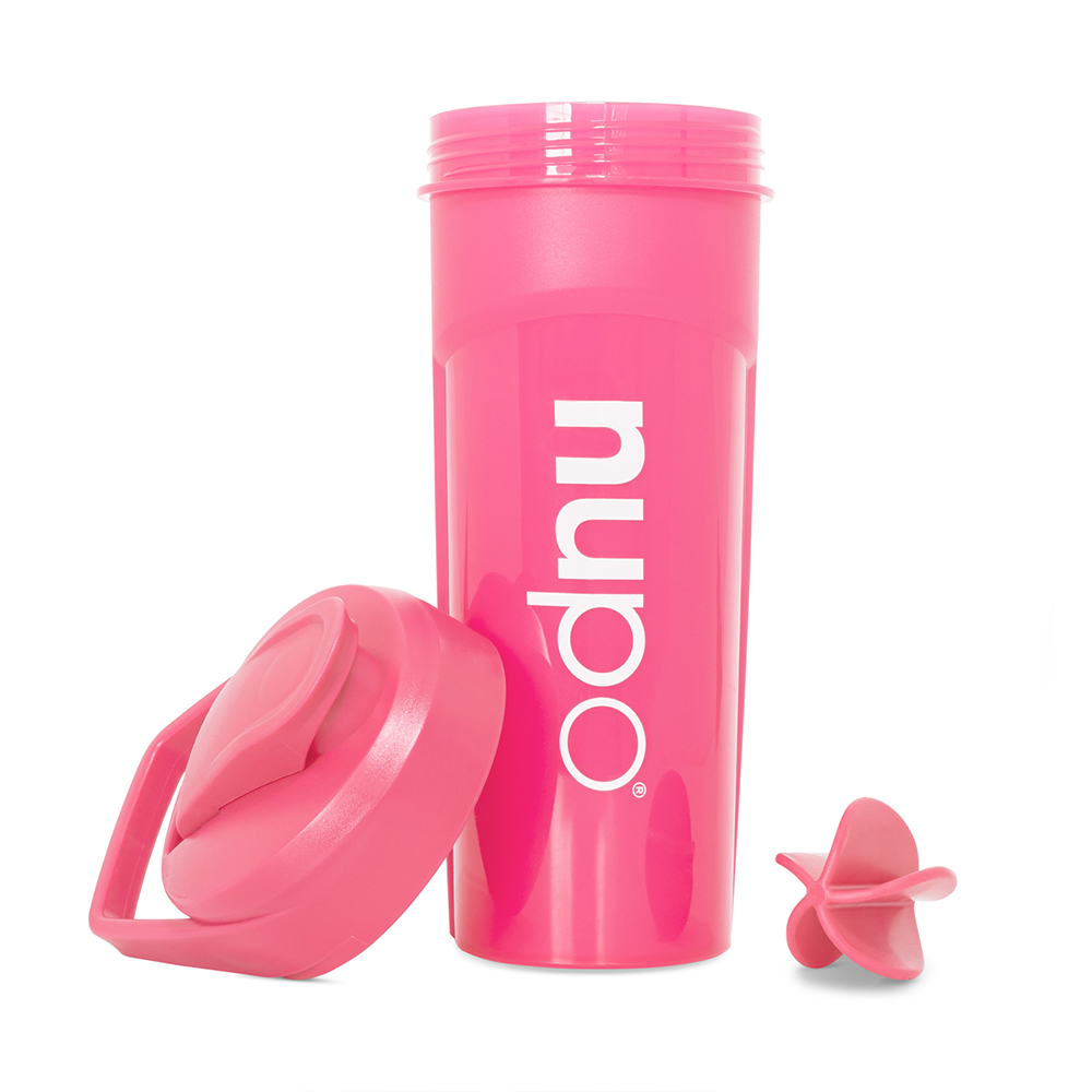 Nupo shaker, mešalec za pripravo napitkov - roza (1 mešalec - 600 ml)