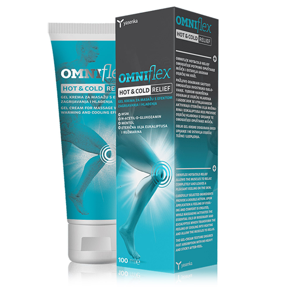 Yasenka OmniFlex Hot&Cold Relief, gel-krema (100 ml)