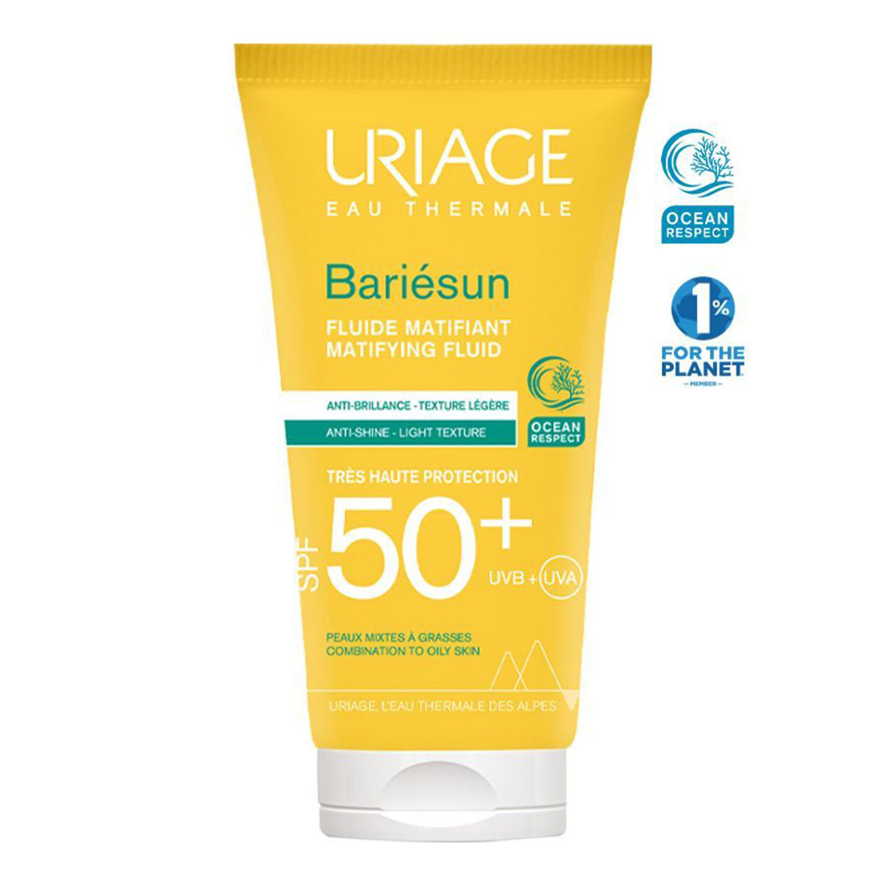 Uriage Bariesun MAT, matirni fluid za zaščito pred soncem - ZF50+ (50 ml)
