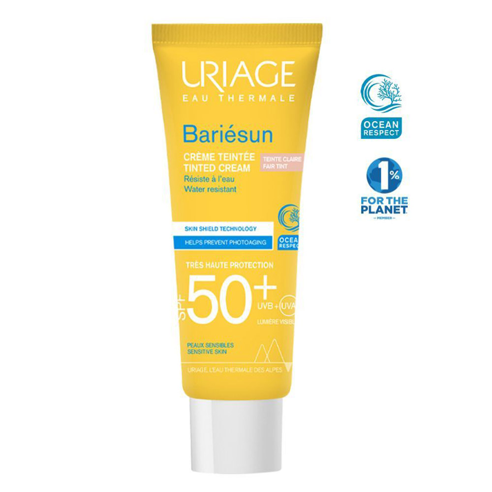 Uriage Bariesun, obarvana krema za zaščito pred soncem - odtenek 01 - ZF50+ (50 ml)