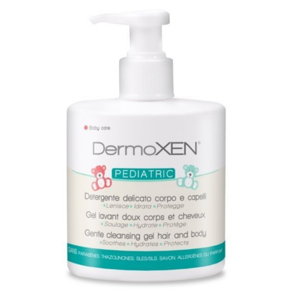 DermoXEN Pediatric, gel za umivanje las in telesa dojenčkov - od rojstva dalje (300 ml)