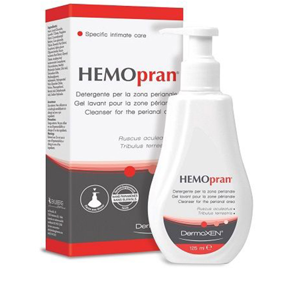 HEMOpran DermoXEN, gel za umivanje analnega predela (125 ml)