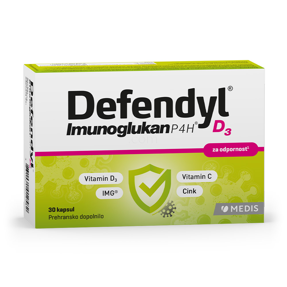 Defendyl-Imunoglukan P4H D3, kapsule (30 kapsul)