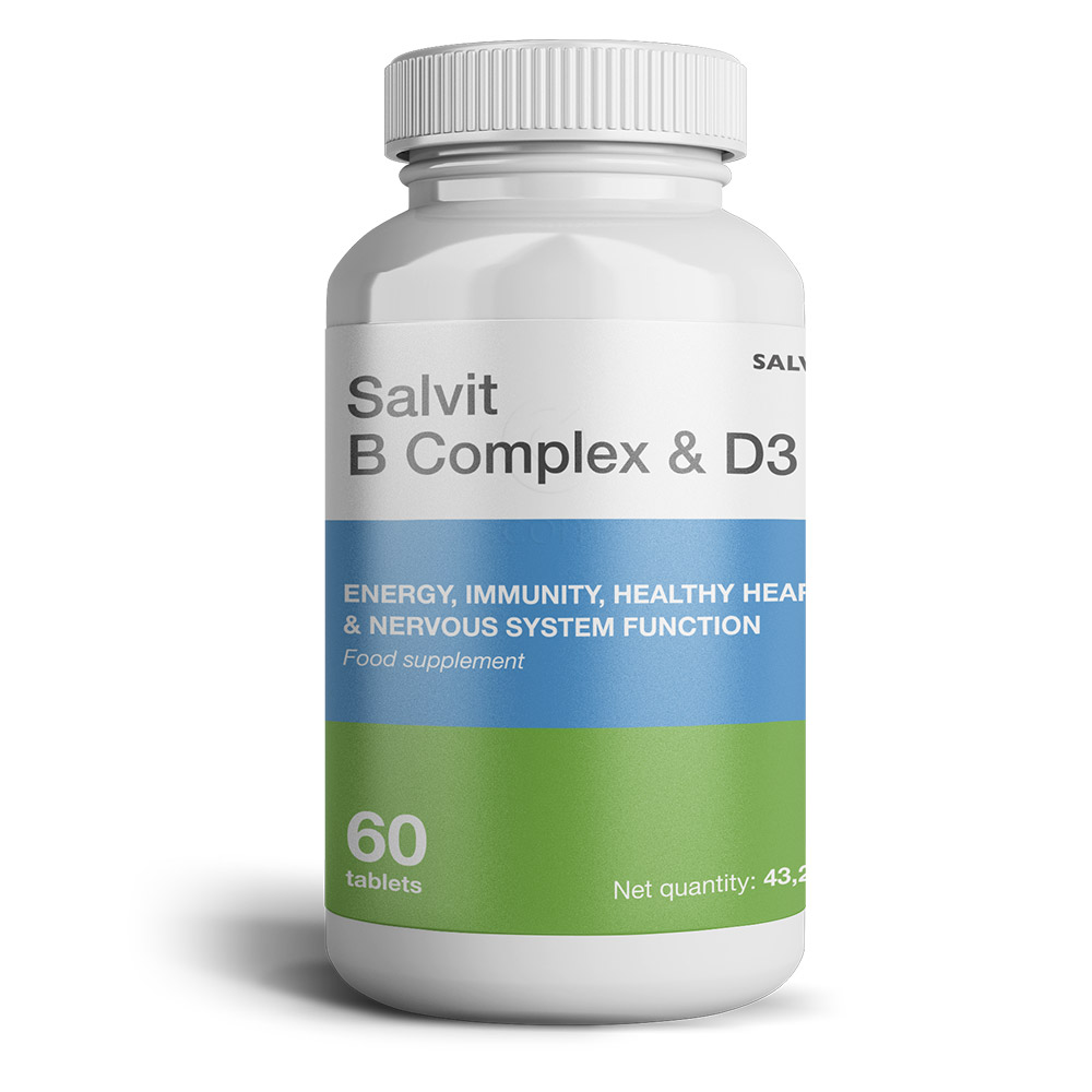 Salvit B Complex & D3, tablete (60 tablet)
