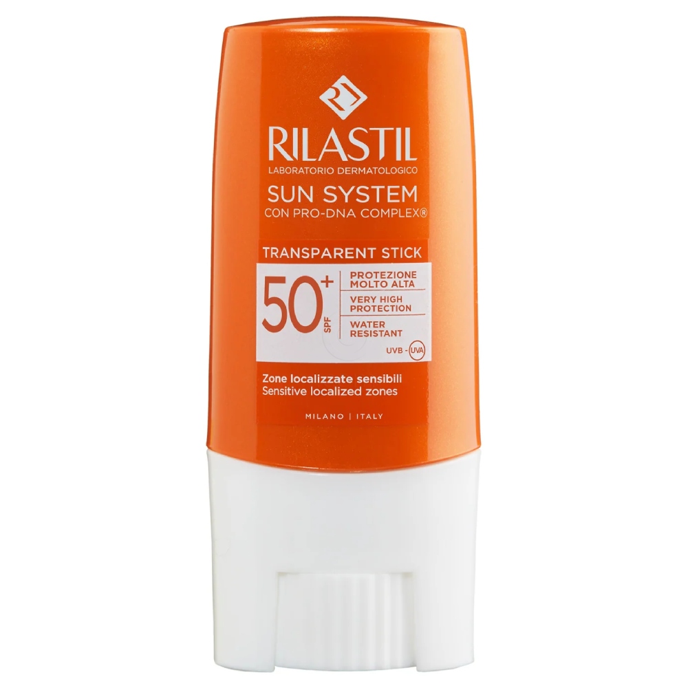 Rilastil Sun System, transparentni stik - ZF50+ (8,5 ml)