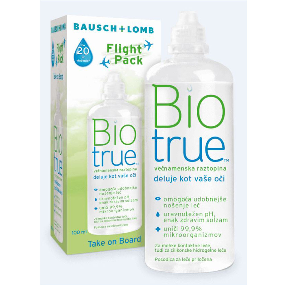 Biotrue Flight pack, tekočina za leče  (100 ml)