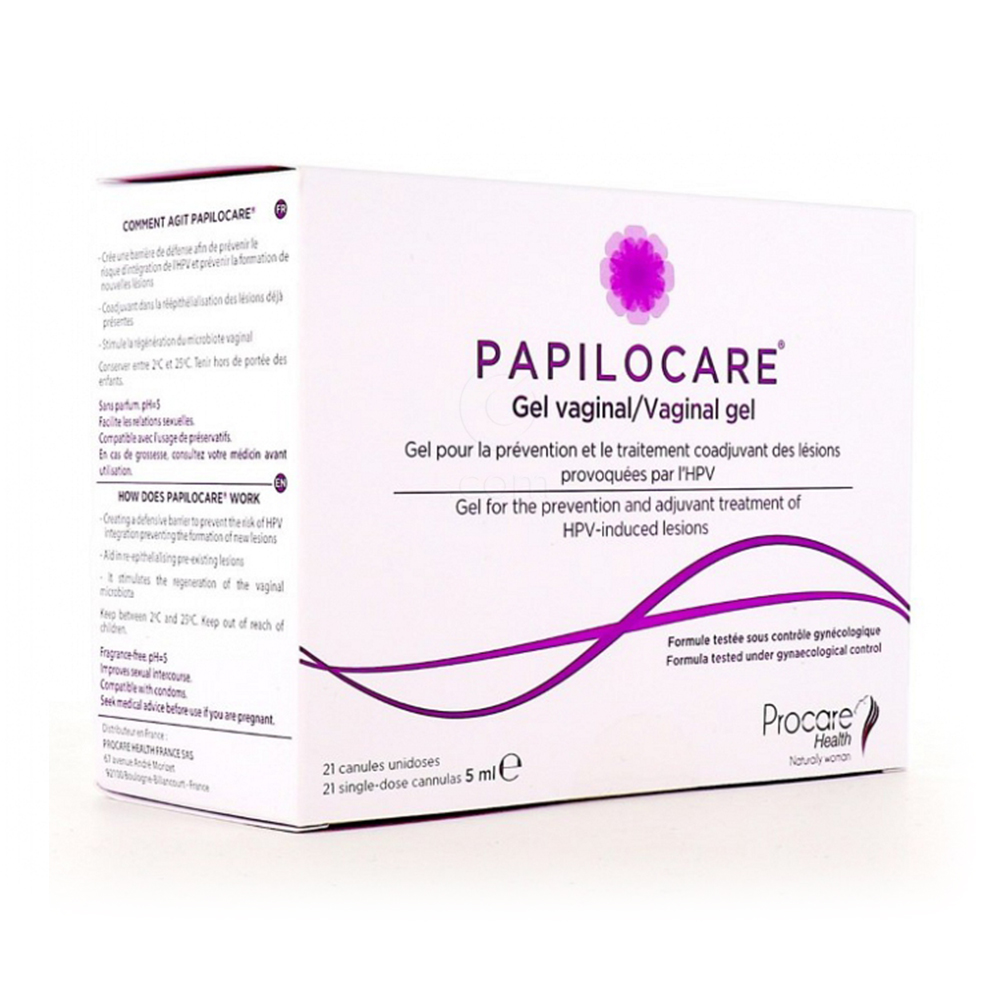 Papilocare, vaginalni gel (21 x 5 ml)