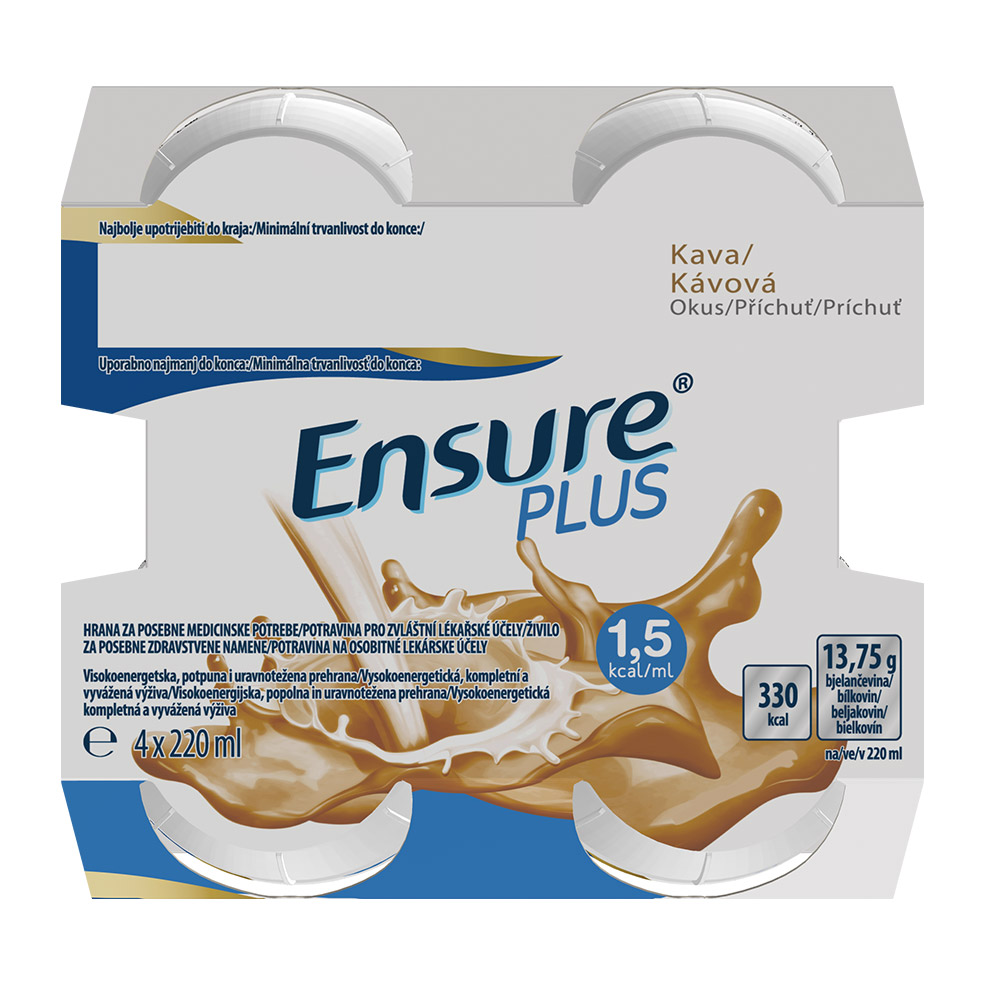 Ensure Plus, kava (4 x 220 ml) 